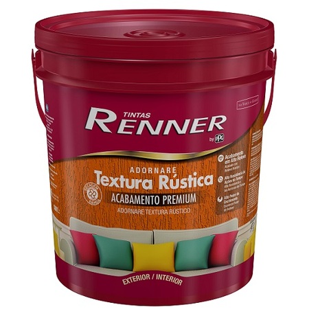 Textura/Tinta Adornare Rústica Premium Branco Renner 24kg  Rv3575.43