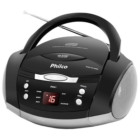 Rádio Boombox Philco PH61 CD Player Bivolt