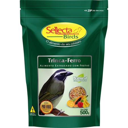 Alimento Sellecta Trinca-Ferro Extrusado com Frutas 500g