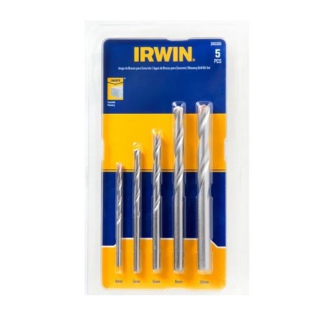 Conjunto Broca Irwin IW5305 Wídea 5 Peças