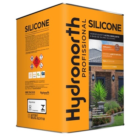 Silicone Hidrofugante Hydronorth Ultra Incolor 18 Litros