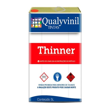 Thinner Qualyvinil Diluição 5 litros 7760.000.24 (removedor de tinta)