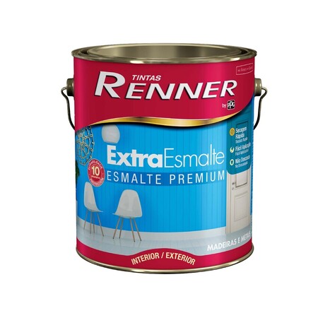 Tinta Renner Extra Esmalte Premium Branco 900ml 1100.04