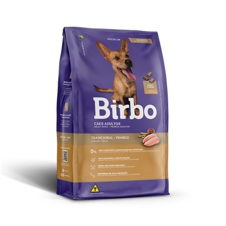 Ração Birbo Premium Frango Tradicional para Cães 25kg
