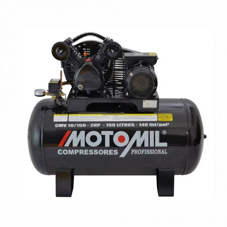 Compressor de Ar Profissional Motomil CMV-10/150 2hp 220v