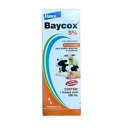 Baycox Suspensão 5% Elanco 100ml