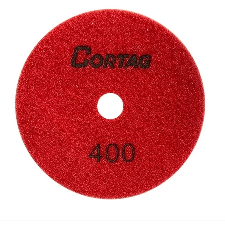 Disco Diamantado Cortag para Polimento Seco/Úmido G400 100mm