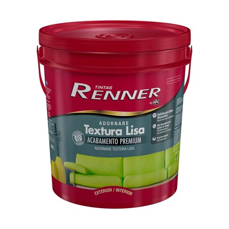 Textura/Tinta Adornare Lisa Premium Branco Renner 25 Kg  Rv3545.45