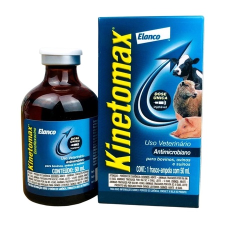Antimicrobiano Injetável Kinetomax Elanco 50ml