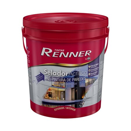 Selador Acrílico Premium Renner 18 Litros 288110.45 (limita absorção de tinta)