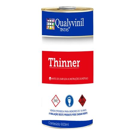 Thinner Qualyvinil Diluição 900ml 7760.000.06 (removedor de tinta)