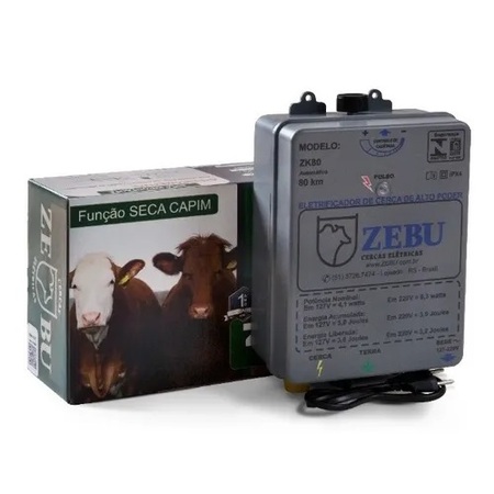 Eletrificador de Cerca Zebu ZK80 220v 2711