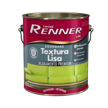 Textura/Tinta Adornare Lisa Premium Branco Renner 5 Kg Rv3545.01