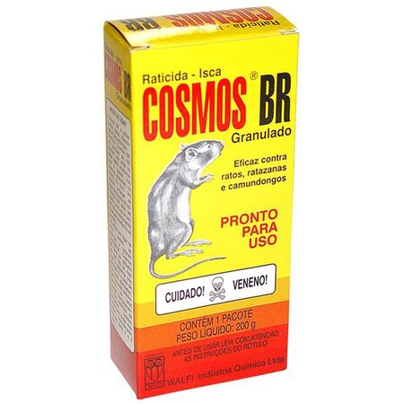 Raticida Cosmos Br 200g - 001A