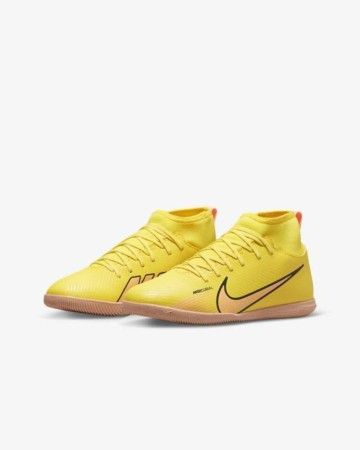 Chuteira Nike Futsal Superfly 9 Club - Infantil - Amarelo
