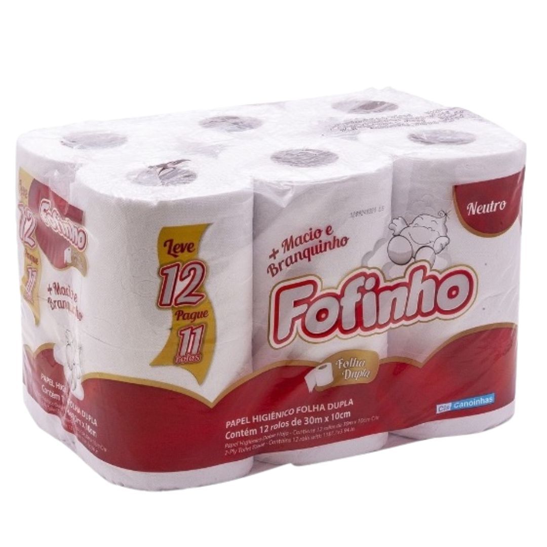 Papel Higi Nico Fofinho Folha Dupla C Rolos