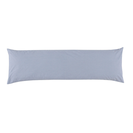 Fronha Body Pillow Altenburg Percal 180 Fios  Neutral - Azul