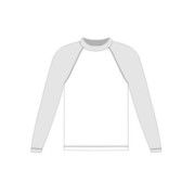 Molde Camiseta Raglan de Malha Extreme com UV-Shield - Infantil