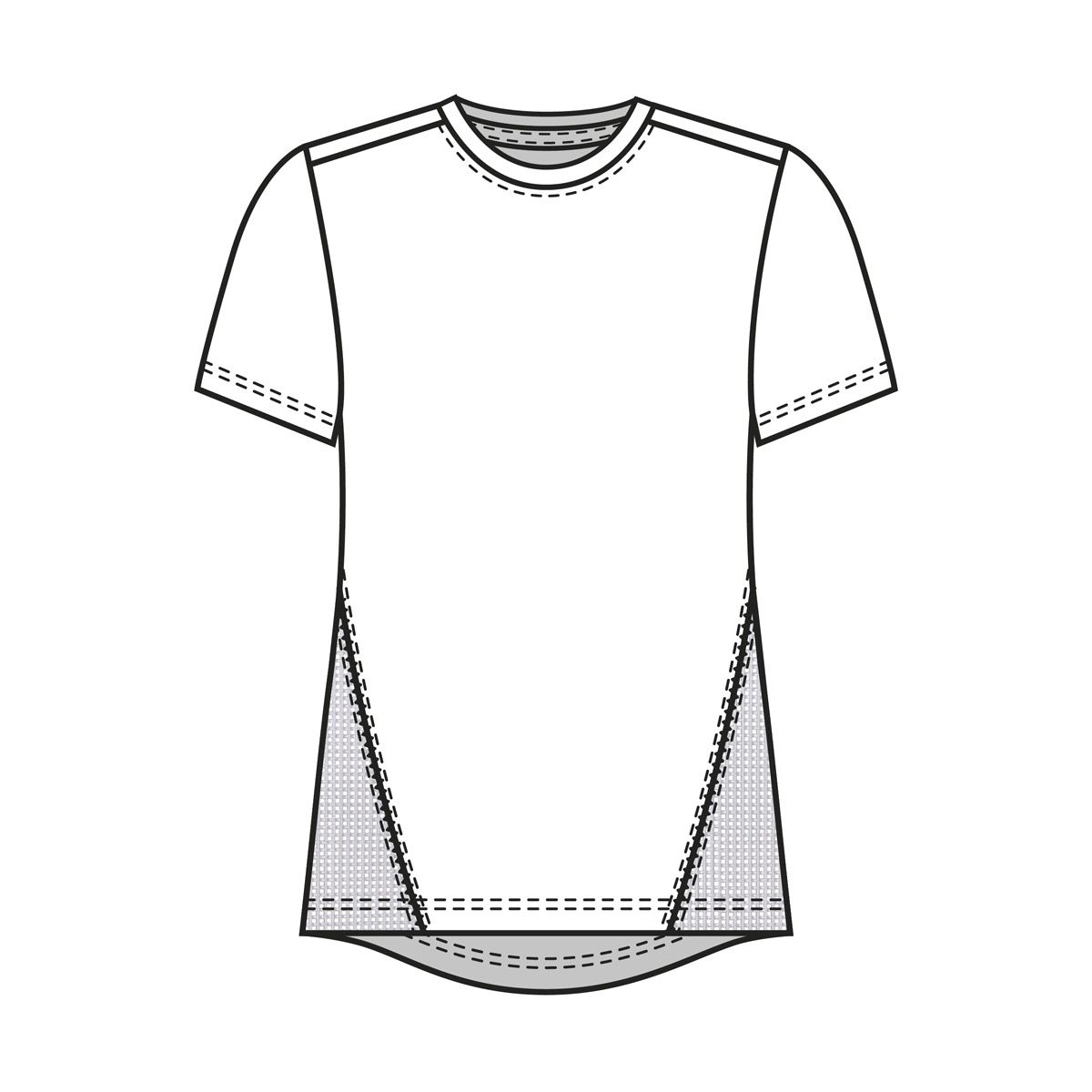 Molde Camiseta Esportiva com Microfuros - Feminino
