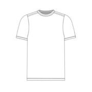 Molde Camiseta Básica Com Reforço De Meia Malha - Masculino