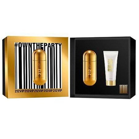 Kit de Perfume Feminino 212 VIP Carolina Herrera - Eau de Parfum 50ml + Loção Corporal 75ml