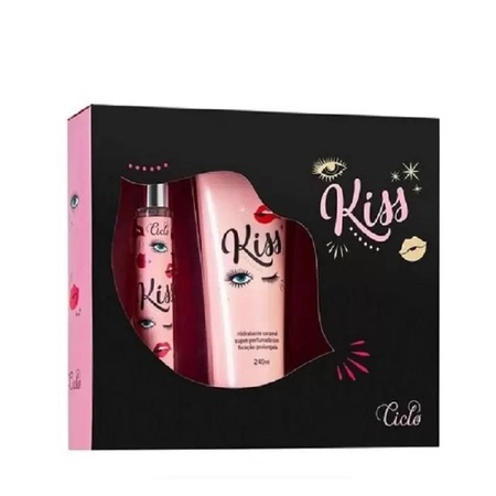 Kiss Deo Colônia Ciclo - Kit de Perfume Feminino
