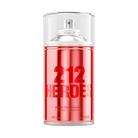 212 Heroes for Her Body Spray Carolina Herrera - Perfume para o Corpo 250ml