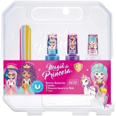 Magia de Princesa Estojo Completo As Princesas - Estojo de Maquiagem Infantil