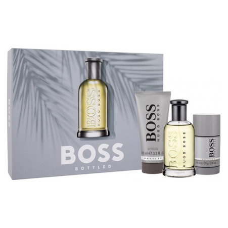 Kit de Perfume Masculino Boss Bottled Hugo Boss - Eau de Toilette + Desodorante + Gel de Banho