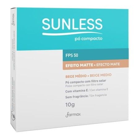 PO COMPACTO SUNLESS 10G FPS50 MEDIO