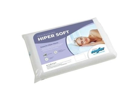Travesseiro Espuma Hiper Soft Branco 060x040x12cm