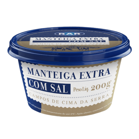 MANTEIGA EXTRA COM  SAL 200G  RAR