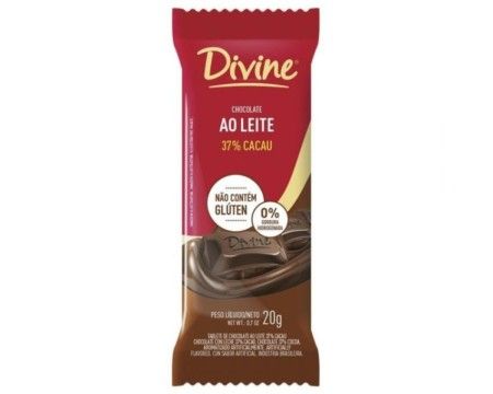 CHOCOLATE  AO LEITE 37% 20G DIVINE