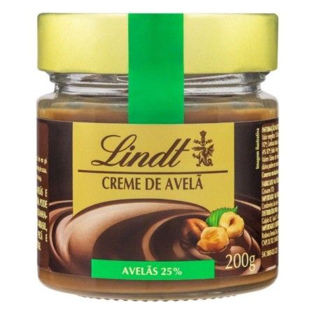 CHOCOLATE COM CREME DE AVELÃ 200G LINDT
