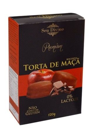 BISCOITO FINO TORTA DE MAÇÃ 120G SEU DIVINO