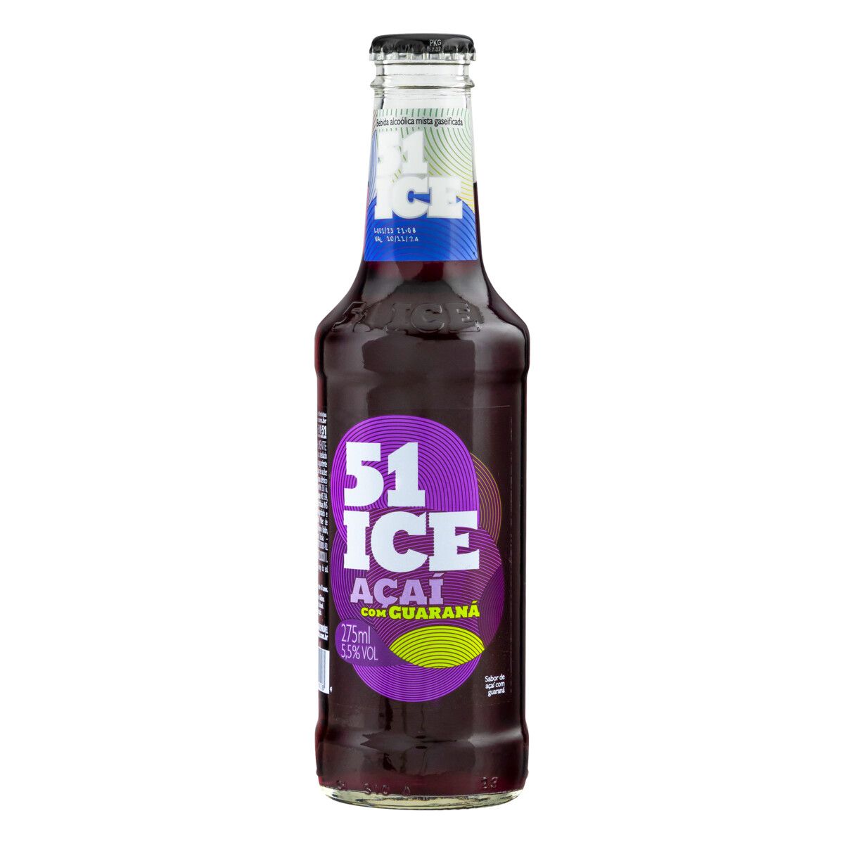 ICE 51 LONG NECK AÇAÍ GUARANÁ 275ML KIT 6 UN Tozzo Alimentos Ltda