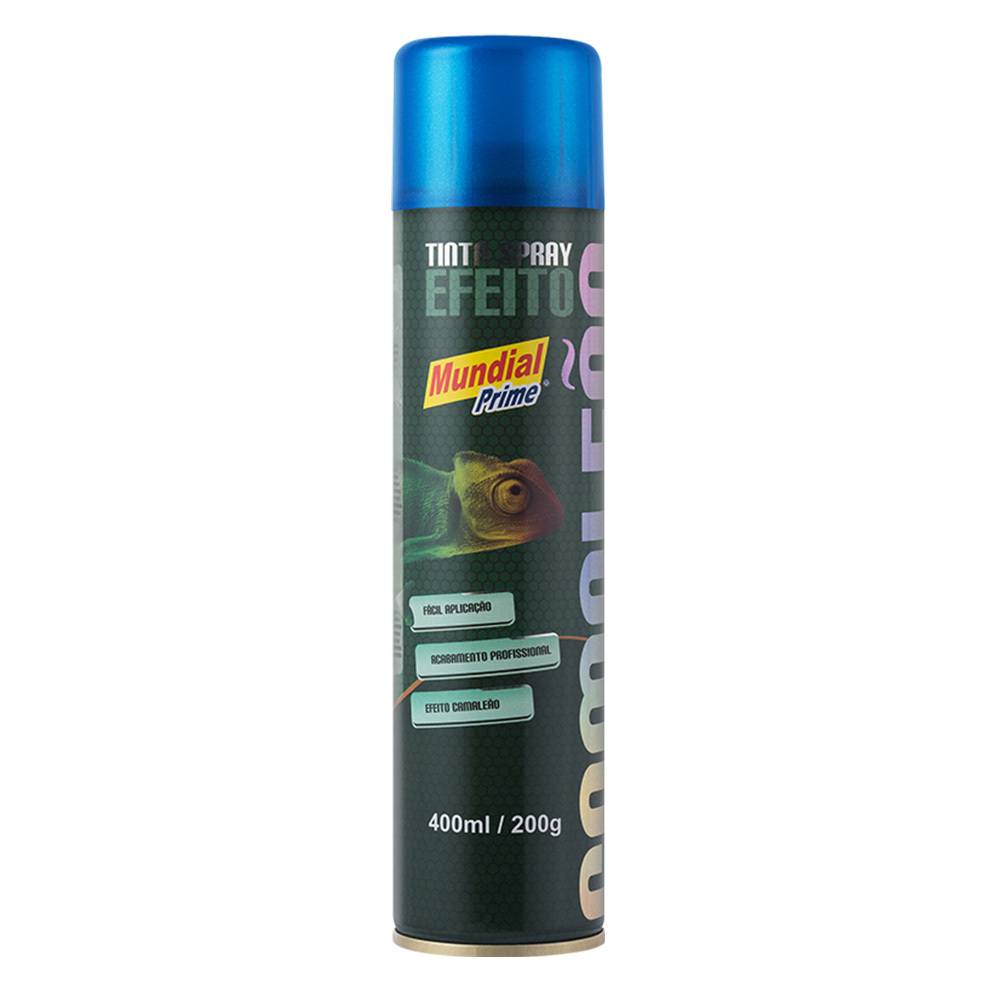 TINTA SPRAY 400ML MUNDIAL PRIME CAMALEAO AZUL