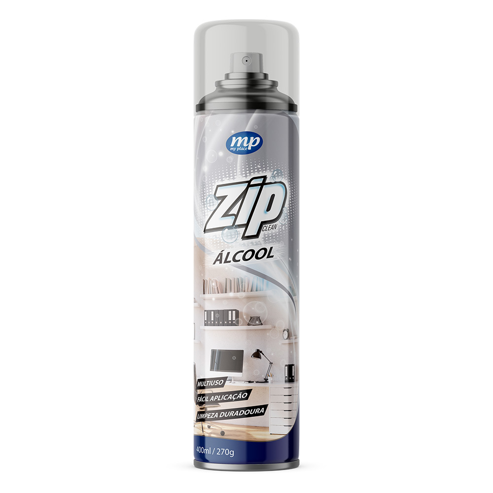 ALCOOL SPRAY ZIP 400ML MY PLACE