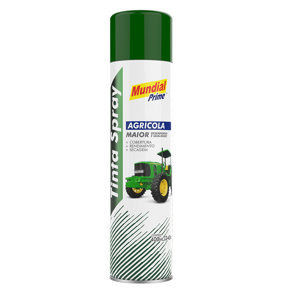 TINTA SPRAY 400ML AGRICOLA MUNDIAL PRIME VERDE