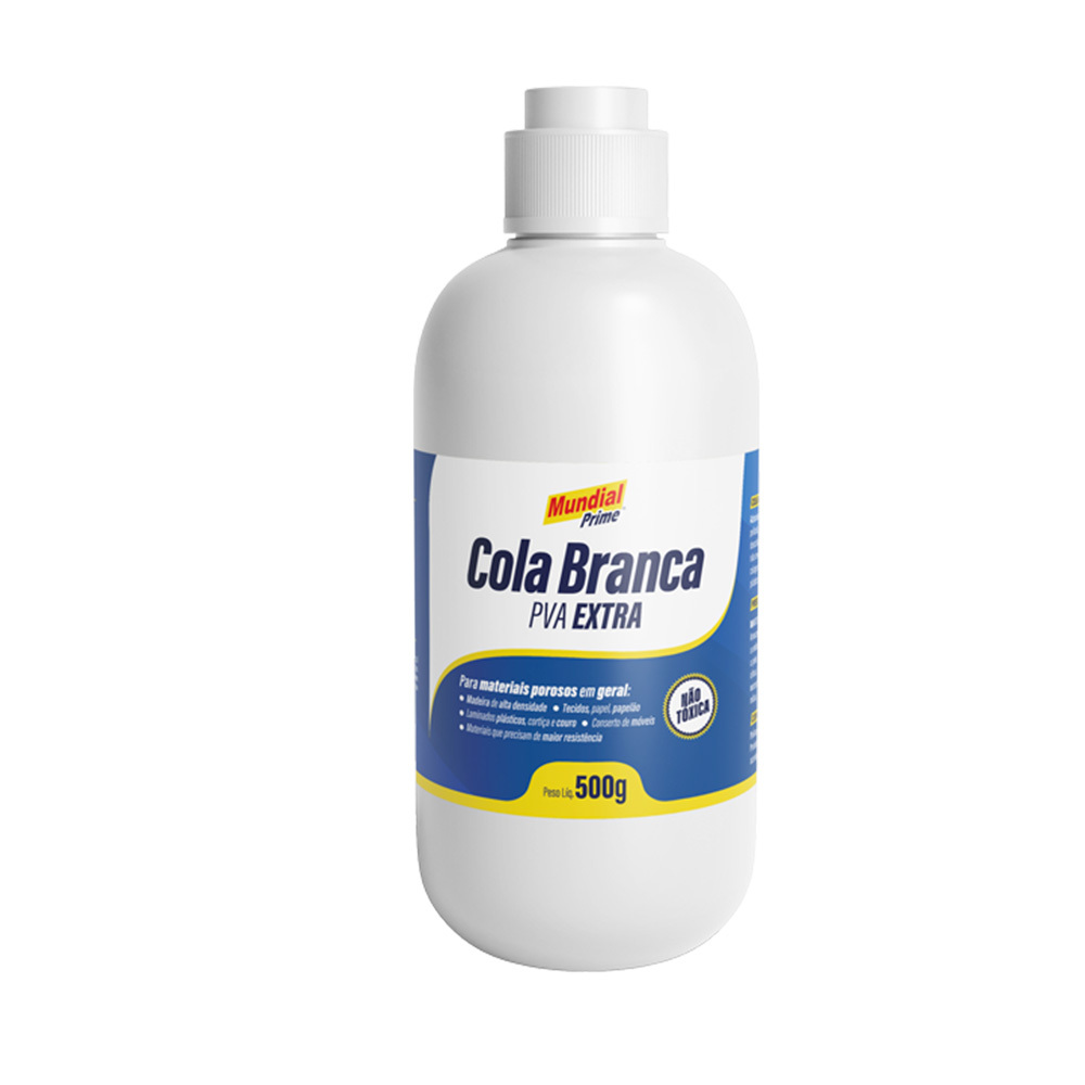 COLA BRANCA EXTRA 500G MUNDIAL PRIME