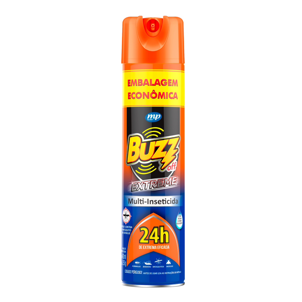 MULTI INSETICIDA SPRAY BUZZ OFF 400ML12UN MY PLACE