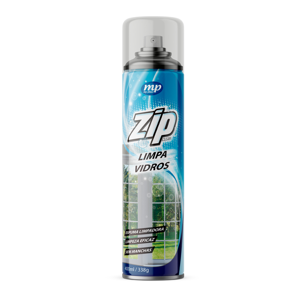 LIMPA VIDROS SPRAY ZIP 400ML MY PLACE