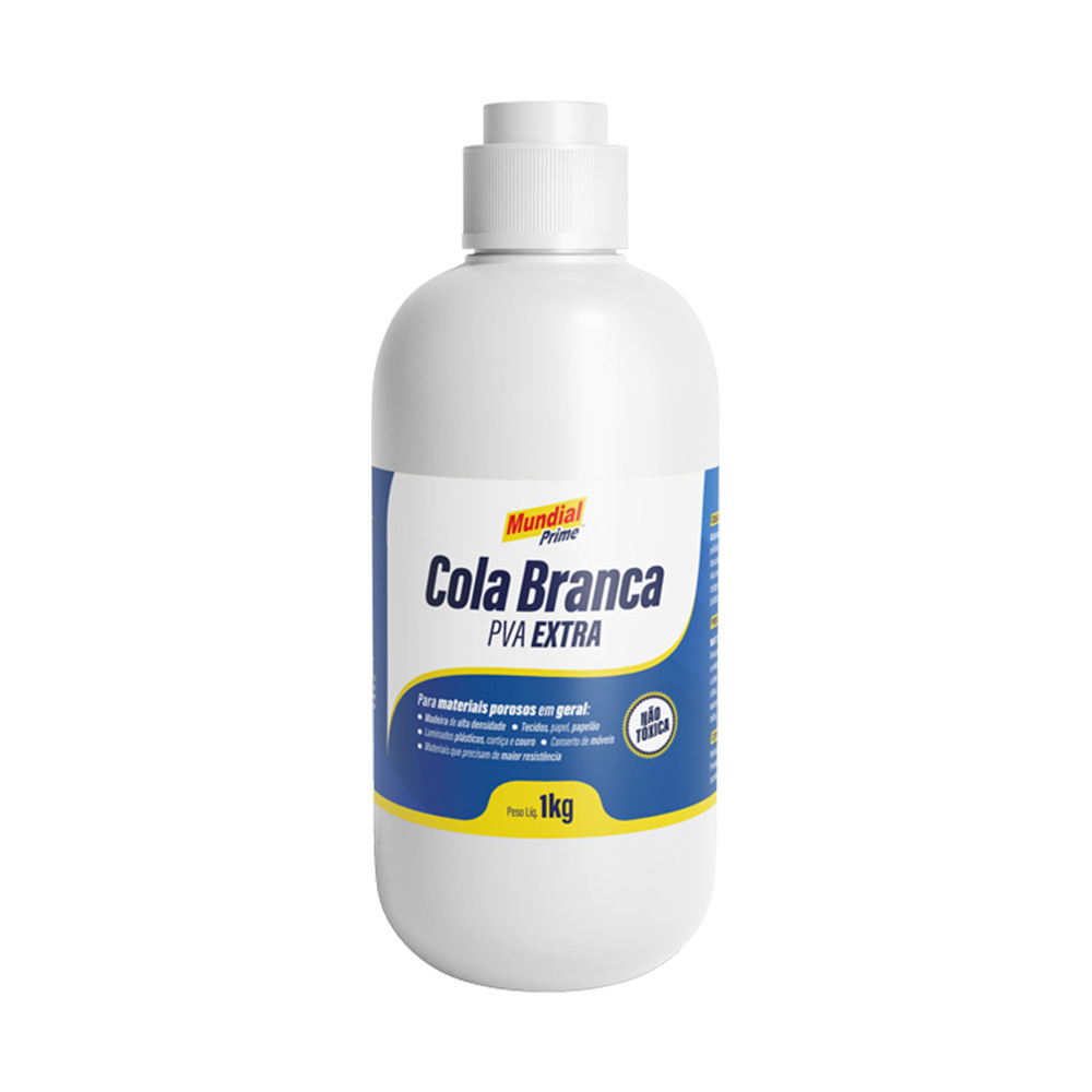 COLA BRANCA EXTRA 1KG MUNDIAL PRIME