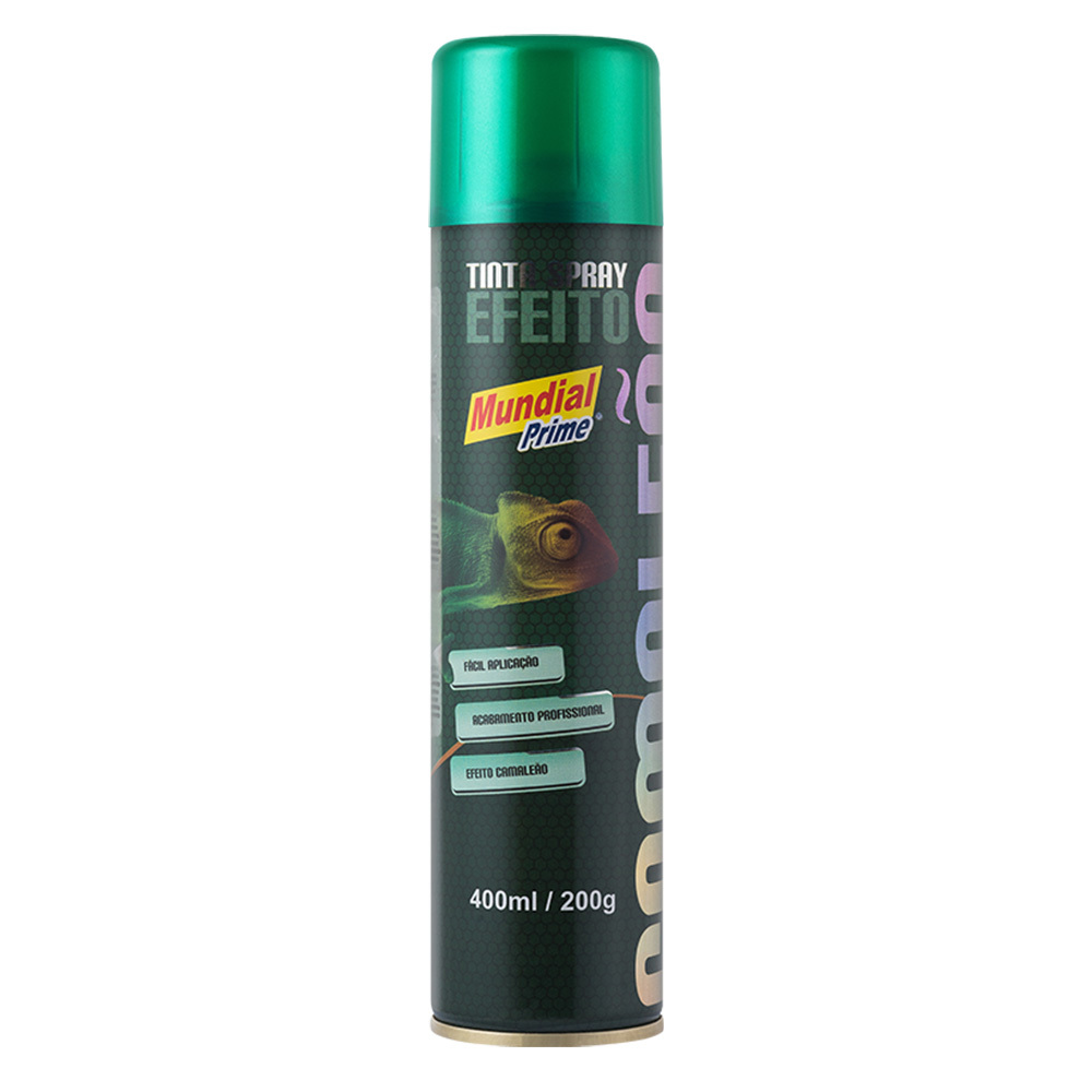 TINTA SPRAY 400ML MUNDIAL PRIME CAMALEAO VERDE