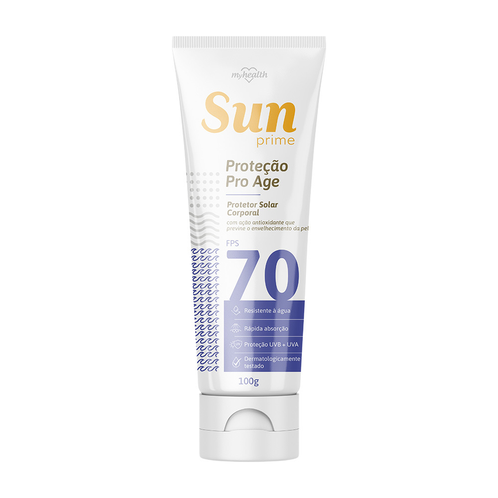 PROTETOR SOLAR LOCAO FPS70 SUN PRIME 100G MH
