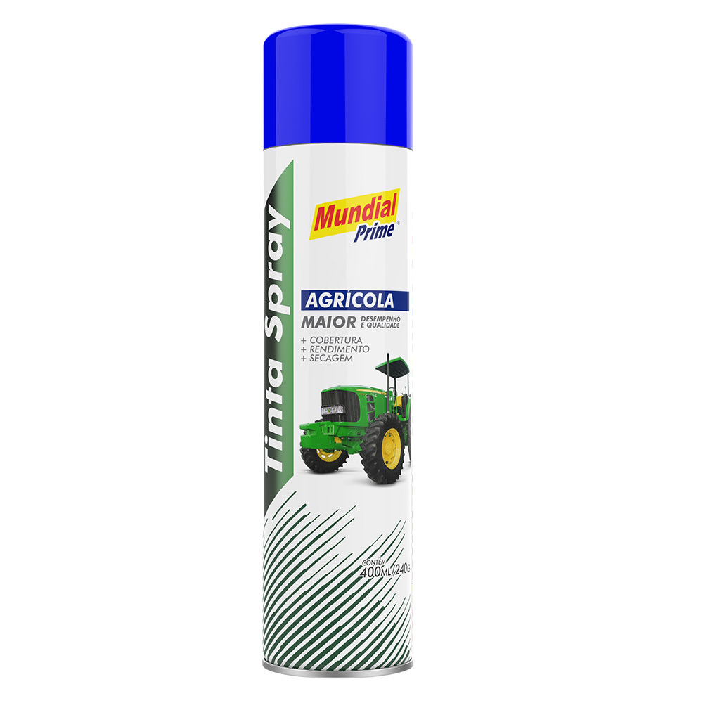 TINTA SPRAY 400ML AGRICOLA MUNDIAL PRIME AZUL