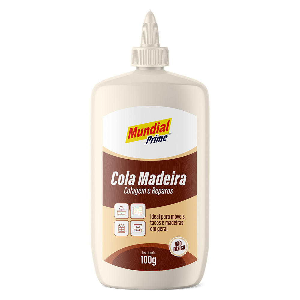 COLA DE MADEIRA 100G MUNDIAL PRIME