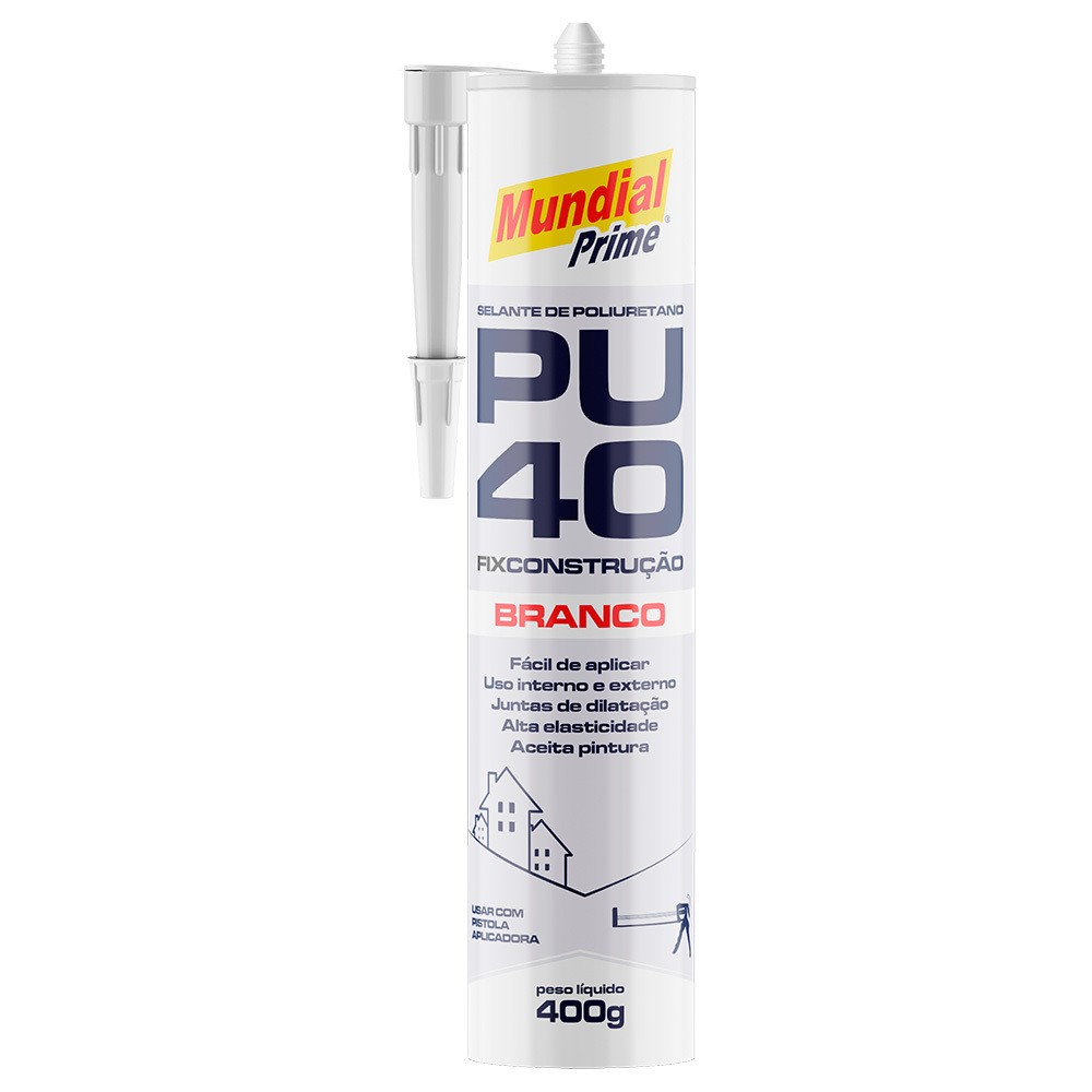 SELANTE DE POLIURETANO PU40 400GR MP BRANCO
