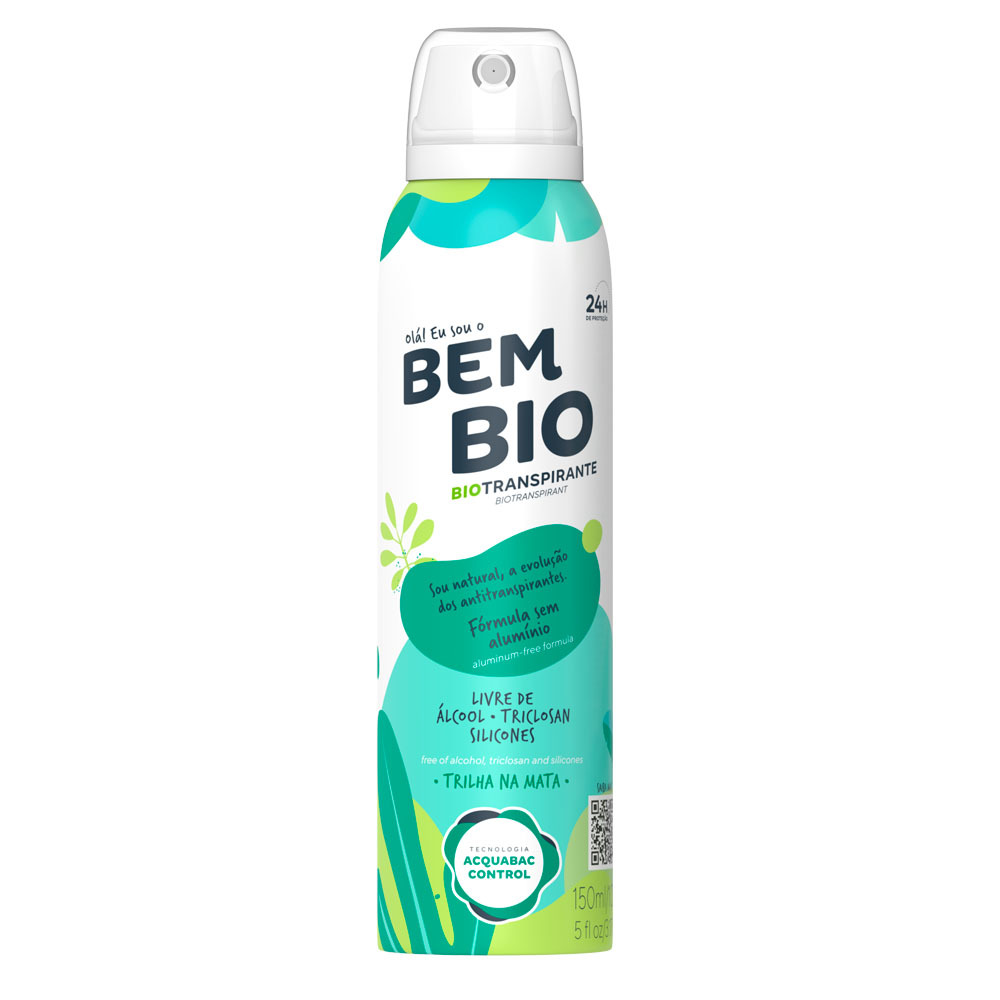 BIOTRANSPIRANTE AE TRILHA NA MATA 150ML BEM BIO