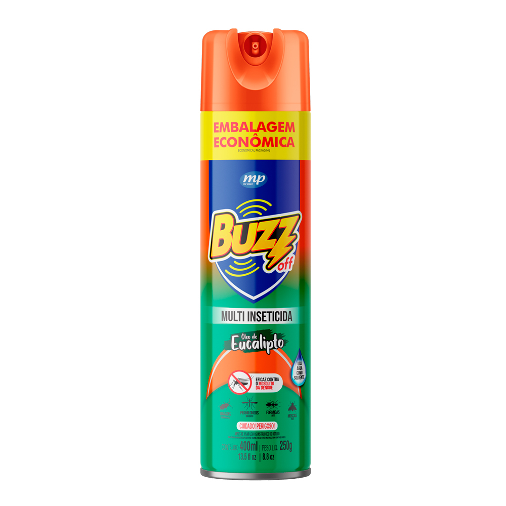 MULTI INSETICIDA AE EUCALIPTO BUZZ OFF 400ML MP